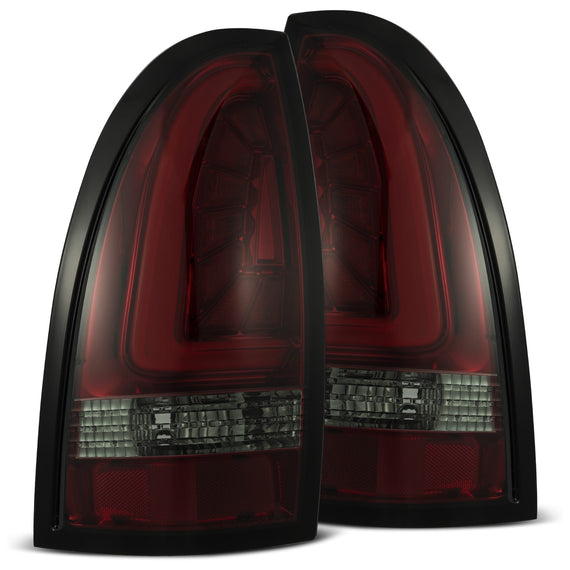 AlphaRex 2005-2015 Toyota Tacoma PRO-Series LED Tail Lights Red Smoke