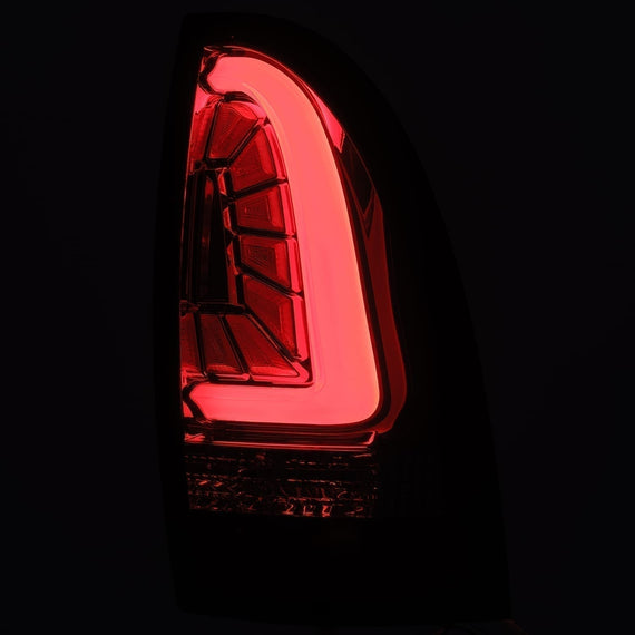 AlphaRex 2005-2015 Toyota Tacoma PRO-Series LED Tail Lights Red Smoke