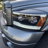 AlphaRex 2006-2008 Dodge Ram LUXX-Series LED Projector Headlights Black