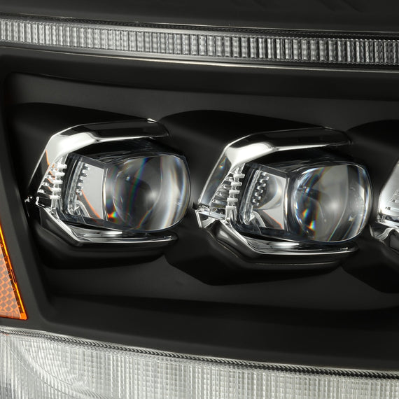 AlphaRex 2006-2008 Dodge Ram NOVA-Series LED Projector Headlights Black
