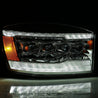 AlphaRex 2006-2008 Dodge Ram NOVA-Series LED Projector Headlights Chrome