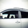 2006-2012 Toyota RAV4 Taped-on Window Visors (Black Trim)