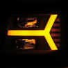 AlphaRex 2007-2013 Chevrolet Silverado LUXX-Series LED Projector Headlights Jet Black