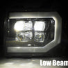 AlphaRex 2007-2013 GMC Sierra NOVA-Series LED Projector Headlights Black