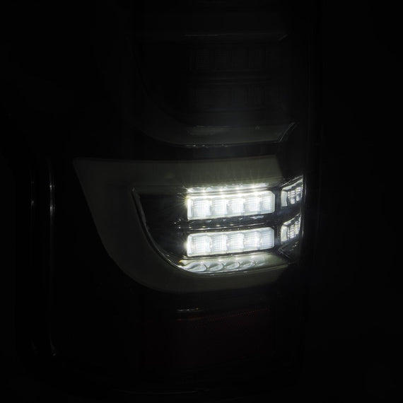 AlphaRex 2007-2013 Toyota Tundra LUXX-Series LED Tail Lights Alpha-Black