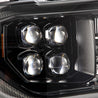 AlphaRex 2007-2013 Toyota Tundra NOVA-Series LED Projector Headlights Alpha-Black (With Level Adjuster)