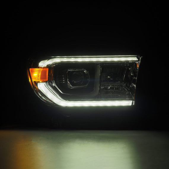 AlphaRex 2007-2013 Toyota Tundra PRO-Series Halogen Projector Headlights Chrome