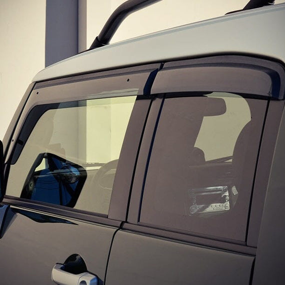 2007-2014 Toyota FJ Cruiser Premium Series Taped-on Window Visors