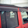 2007-2018 JEEP Wrangler JK Unlimited 4-Door Premium Series Taped-on Window Visors