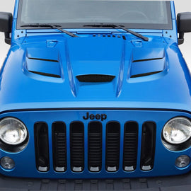 2007-2018 Jeep Wrangler Viper Look FRP Hood Truck2go 