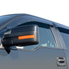 2009-2014 Ford F-150 Crew Cab Off-road Series Taped-on Window Visors