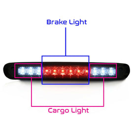 2009-2017 Dodge Ram 1500 3rd Brake Cargo LED Lights (Smoked Lens) LED Accessories Truck2go 