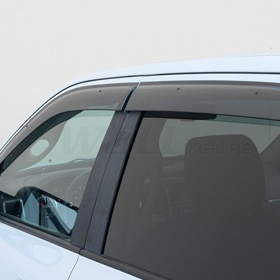 2009-2018 Dodge RAM 1500 2500 3500 Pick Up Crew Cab Premium Series Taped-on Window Visors