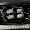 AlphaRex 2009-2018 Ram Truck LUXX-Series (5th Gen 2500 Style) LED Projector Headlights Alpha-Black
