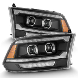 2009-2018 Ram Truck (MK II 5th Gen 2500 Style) LUXX-Series LED Projector Headlights Black Headlights Assembly AlphaRex 