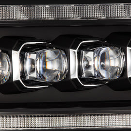 2009-2018 Ram Truck MK II NOVA-Series LED Projector Headlights Black Headlights Assembly AlphaRex 