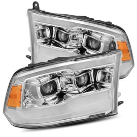 2009-2018 Ram Truck MK II PRO-Series Halogen Projector Headlights Chrome Headlights Assembly AlphaRex 