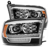 AlphaRex 2009-2018 Ram Truck PRO-Series (5th Gen 2500 Style) Projector Headlights Chrome