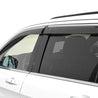 2011-2021 JEEP Grand Cherokee / 2022 JEEP Grand Cherokee WK Taped-on Window Visors (Chrome Trim)