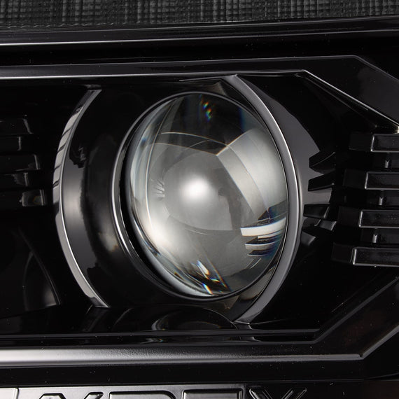 AlphaRex 2012-2015 Toyota Tacoma LUXX-Series LED Projector Headlights Alpha-Black