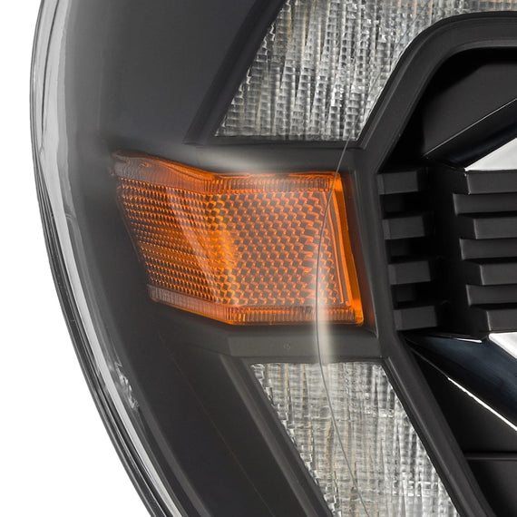 AlphaRex 2012-2015 Toyota Tacoma LUXX-Series LED Projector Headlights Black