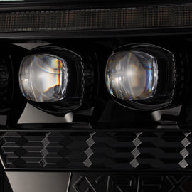 2012-2015 Toyota Tacoma NOVA-Series LED Projector Headlights Alpha-Black Headlights Assembly AlphaRex 