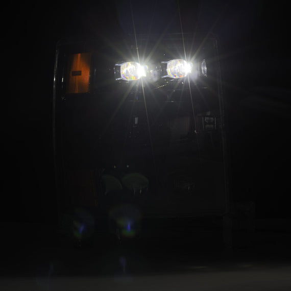 2014-2015 Chevrolet Silverado NOVA-Series LED Projector Headlights Alpha-Black