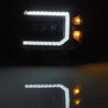 AlphaRex 2014-2018 GMC Sierra NOVA-Series LED Projector Headlights Black