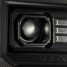 AlphaRex 2014-2018 GMC Sierra PRO-Series Halogen Projector Headlights Alpha-Black
