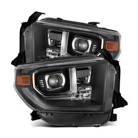 2014-2021 Toyota Tundra LUXX-Series LED Projector Headlights Black Headlights Assembly AlphaRex 