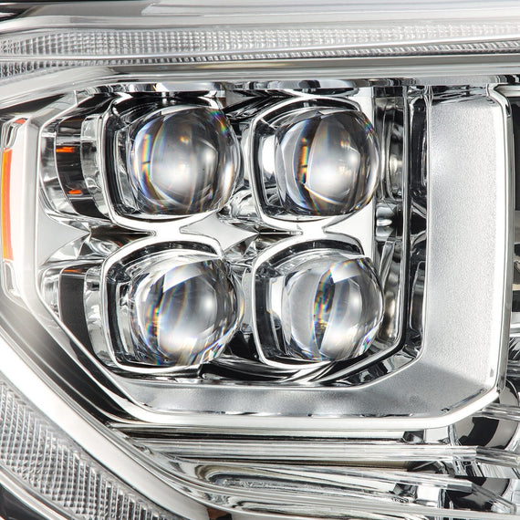 AlphaRex 2014-2021 Toyota Tundra NOVA-Series LED Projector Headlights Chrome