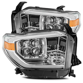 2014-2021 Toyota Tundra NOVA-Series LED Projector Headlights Chrome Headlights Assembly AlphaRex 