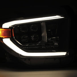 2014-2021 Toyota Tundra NOVA-Series LED Projector Headlights Chrome Headlights Assembly AlphaRex 