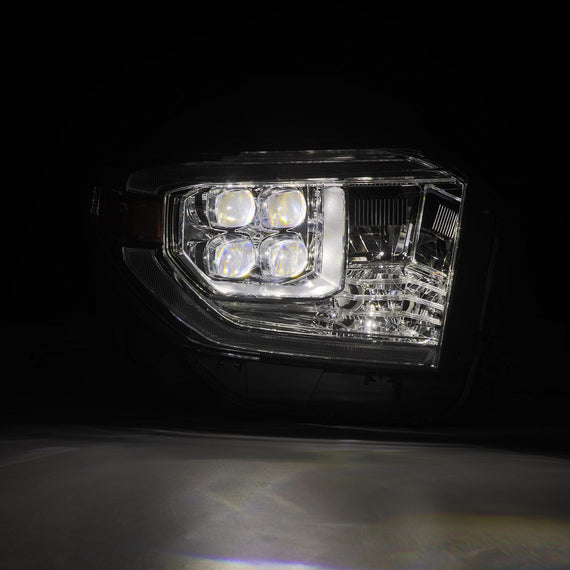 AlphaRex 2014-2021 Toyota Tundra NOVA-Series LED Projector Headlights Chrome