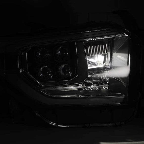 AlphaRex 2014-2021 Toyota Tundra NOVA-Series LED Projector Headlights Chrome