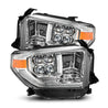 AlphaRex 2014-2021 Toyota Tundra NOVA-Series LED Projector Headlights Chrome