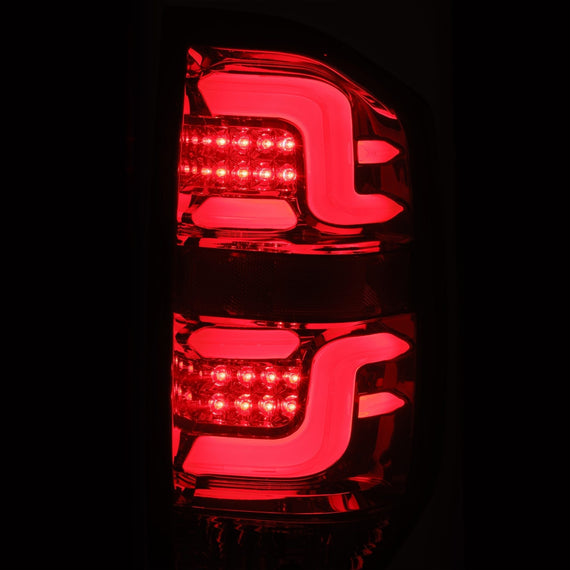 AlphaRex 2014-2021 Toyota Tundra PRO-Series LED Tail Lights Red Smoke