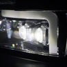 AlphaRex 2015-2019 Chevrolet Silverado 2500HD/3500HD MK II NOVA-Series LED Projector Headlights Black