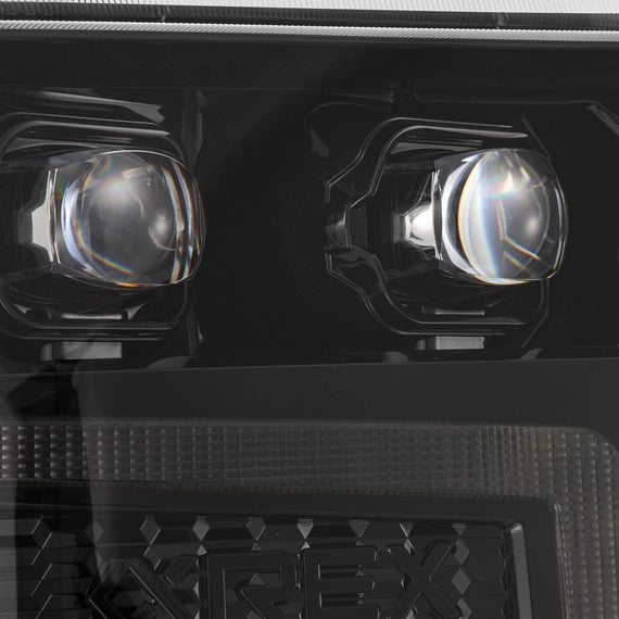AlphaRex 2016-2018 Chevrolet Silverado 1500 NOVA-Series LED Projector Headlights Alpha-Black