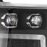 AlphaRex 2016-2018 Chevrolet Silverado 1500 NOVA-Series LED Projector Headlights Black