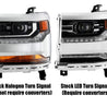 AlphaRex 2016-2018 Chevrolet Silverado 1500 NOVA-Series LED Projector Headlights Chrome