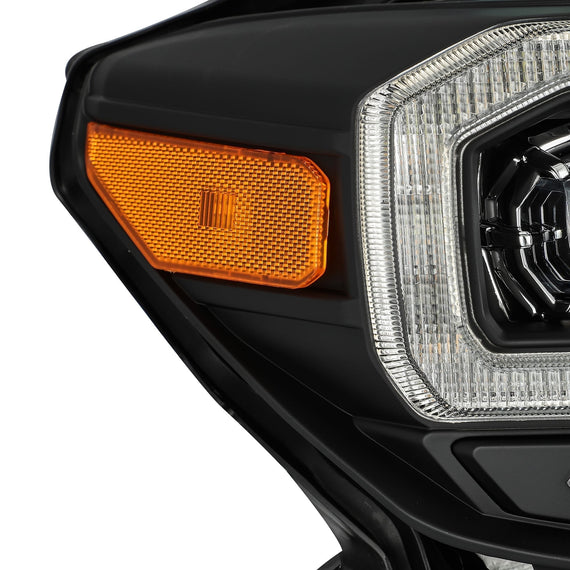 AlphaRex 2016-2023 Toyota Tacoma NOVA-Series LED Projector Headlights Black