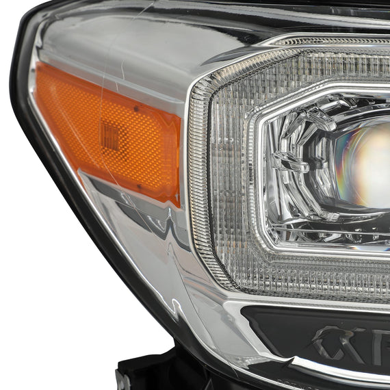 AlphaRex 2016-2023 Toyota Tacoma NOVA-Series LED Projector Headlights Chrome