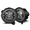 AlphaRex 2018-2023 JEEP Gladiator JT NOVA-Series LED Projector Headlights Black