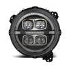 AlphaRex 2018-2023 JEEP Gladiator JT NOVA-Series LED Projector Headlights Black