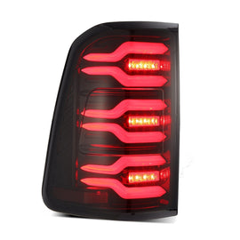 2019-2022 Ram 1500 LUXX-Series LED Tail Lights Black-Red Headlights Assembly AlphaRex 