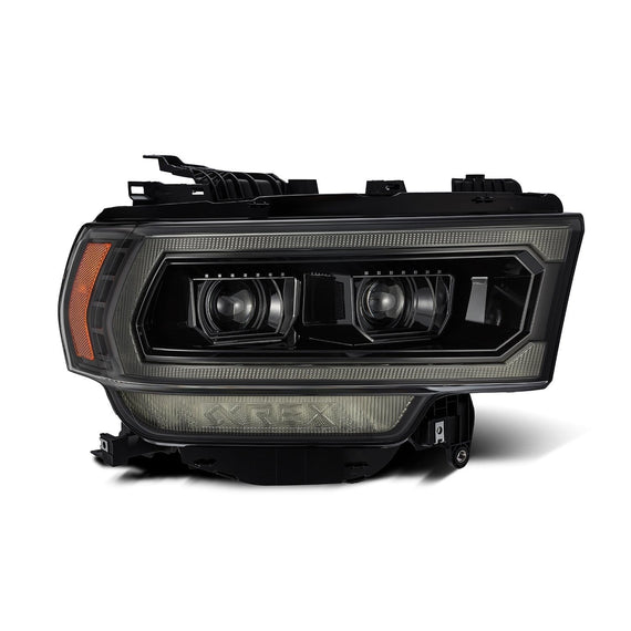 AlphaRex 2019-2022 Ram 2500/3500/4500/5500 LUXX-Series LED Projector Headlights Alpha-Black