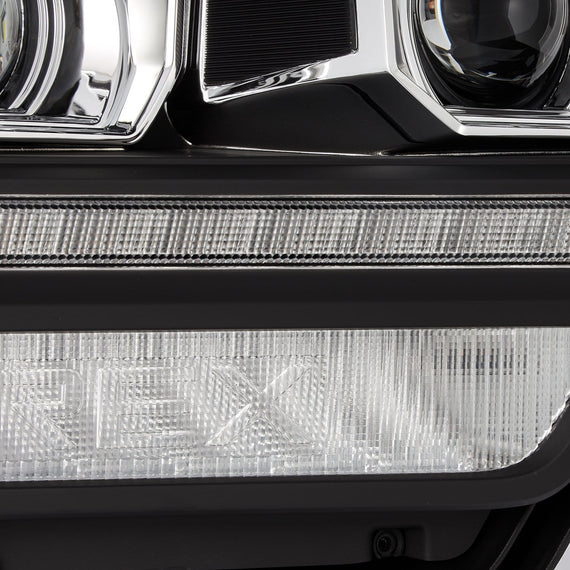 AlphaRex 2019-2022 Ram 2500/3500/4500/5500 LUXX-Series LED Projector Headlights Black