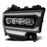 AlphaRex 2019-2022 Ram 2500/3500/4500/5500 NOVA-Series LED Projector Headlights Black