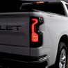 AlphaRex 2019-2024 Chevrolet Silverado 1500 PRO-Series LED Tail Lights Jet Black